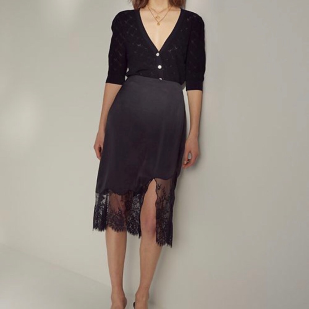 Wilfred black sonnet skirt size 2